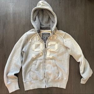 Abercrombie and Fitch Zipper-Up Sweatshirt
